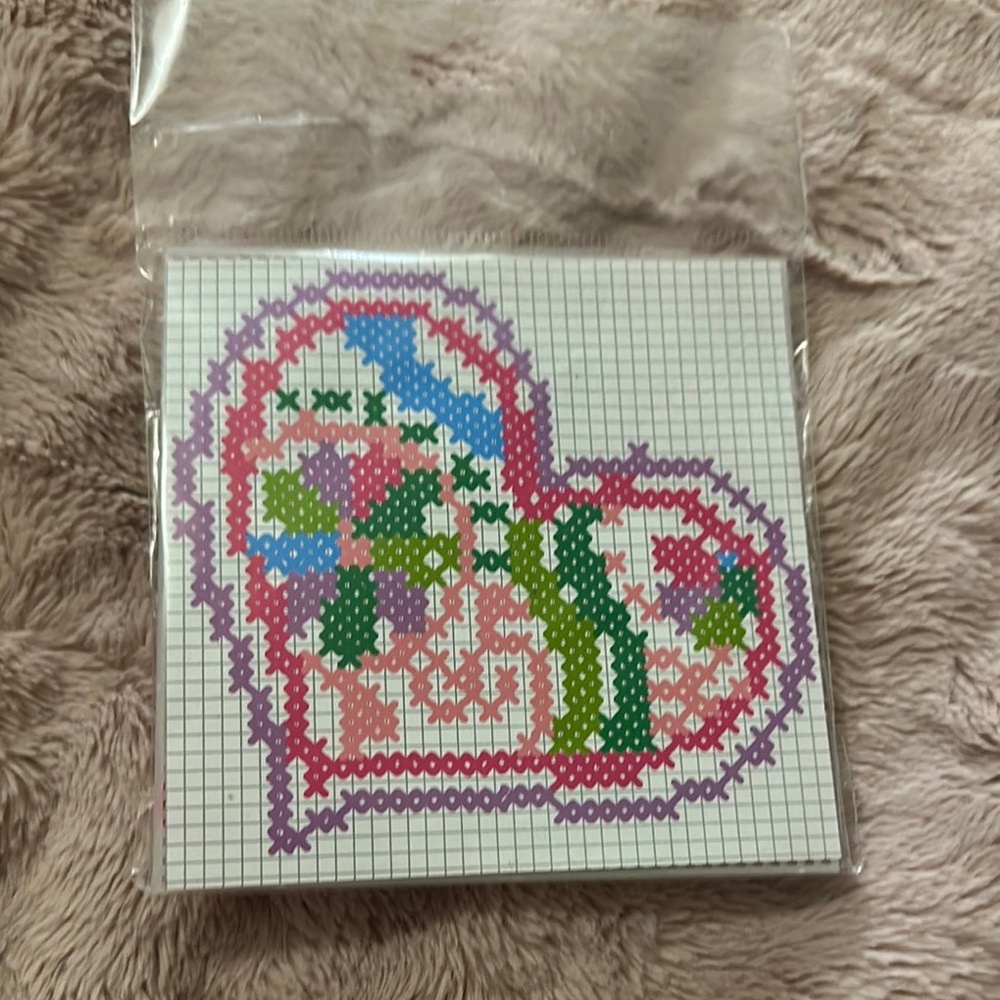 Colorful Heart Cross Stitch Pattern